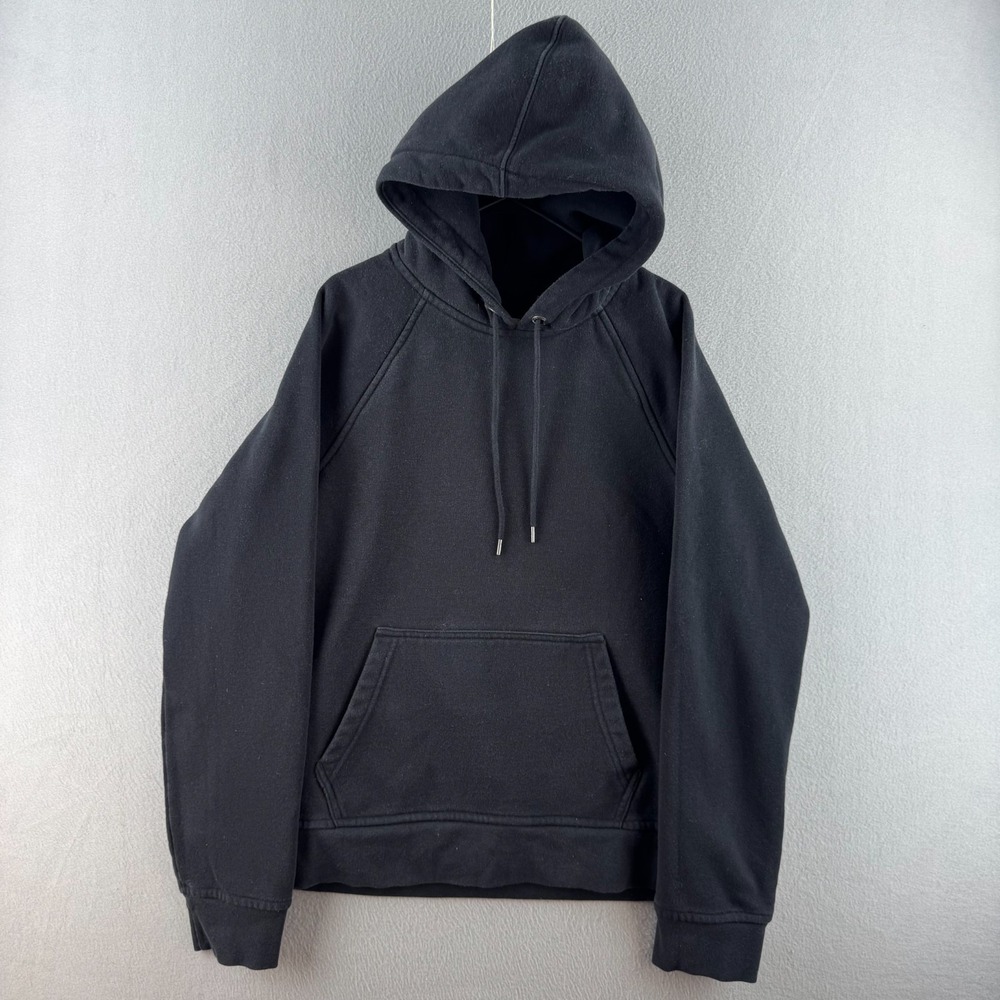 Flint & Tinder Hoodie Mens 2XL (Fits Like a Large) Black Sweatshirt Raglan